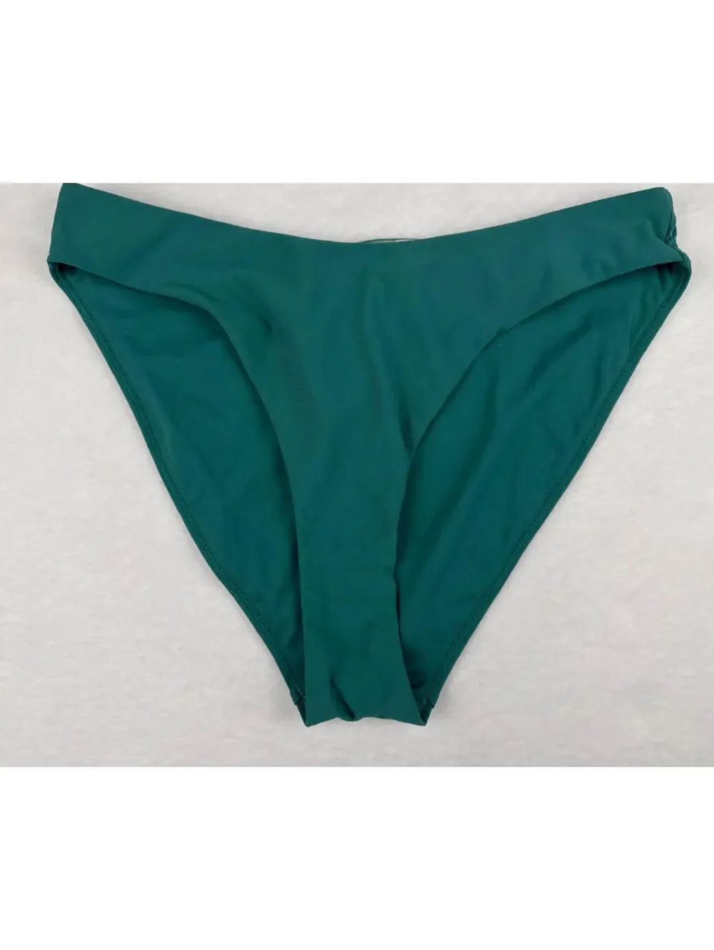 CALIA Bikini Bottom Womens Small Jungle‎ Green Low Rise Cheeky Coverage NWT